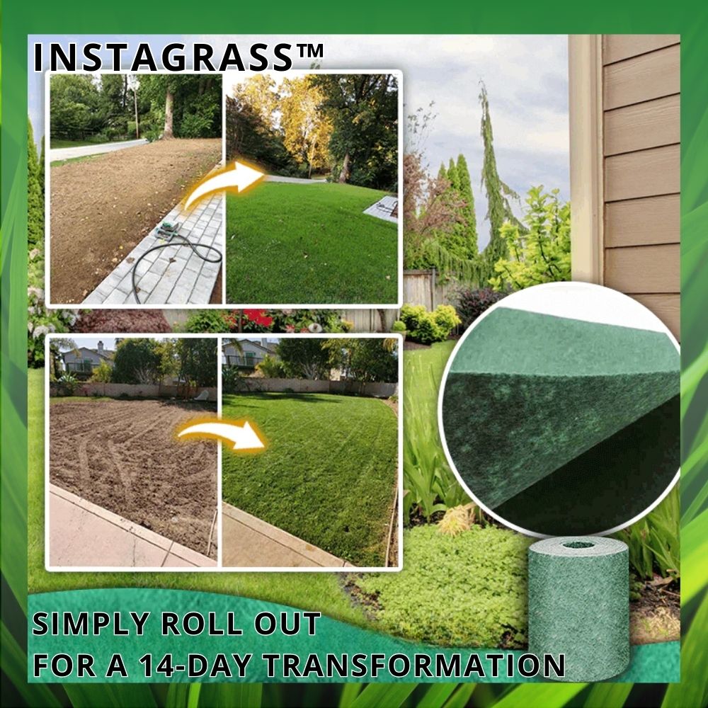 1 + 1 GRATUIT AUJOURD'HUI | InstaGrass™ | Obtenez une pelouse luxuriante et verte en toute saison !