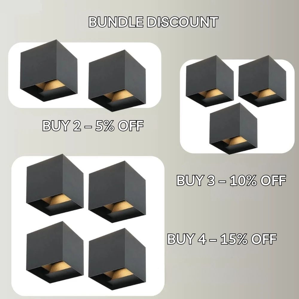 50% DE REMISE TEMPORAIRE | LuminaCube™ | La lampe murale sans fil et luxueuse !