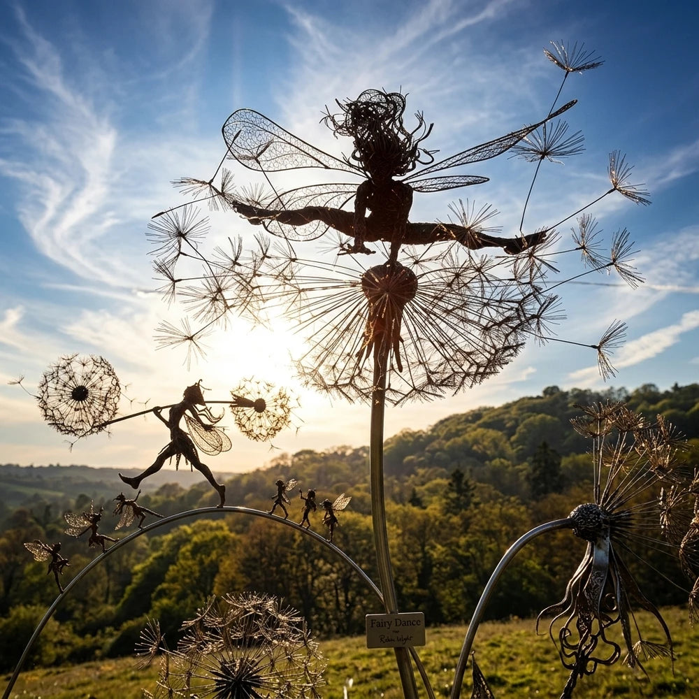 -50 % · OFFRE LIMITÉE · DancingFairy™ · Statue de fée dansante en acier pour le jardin