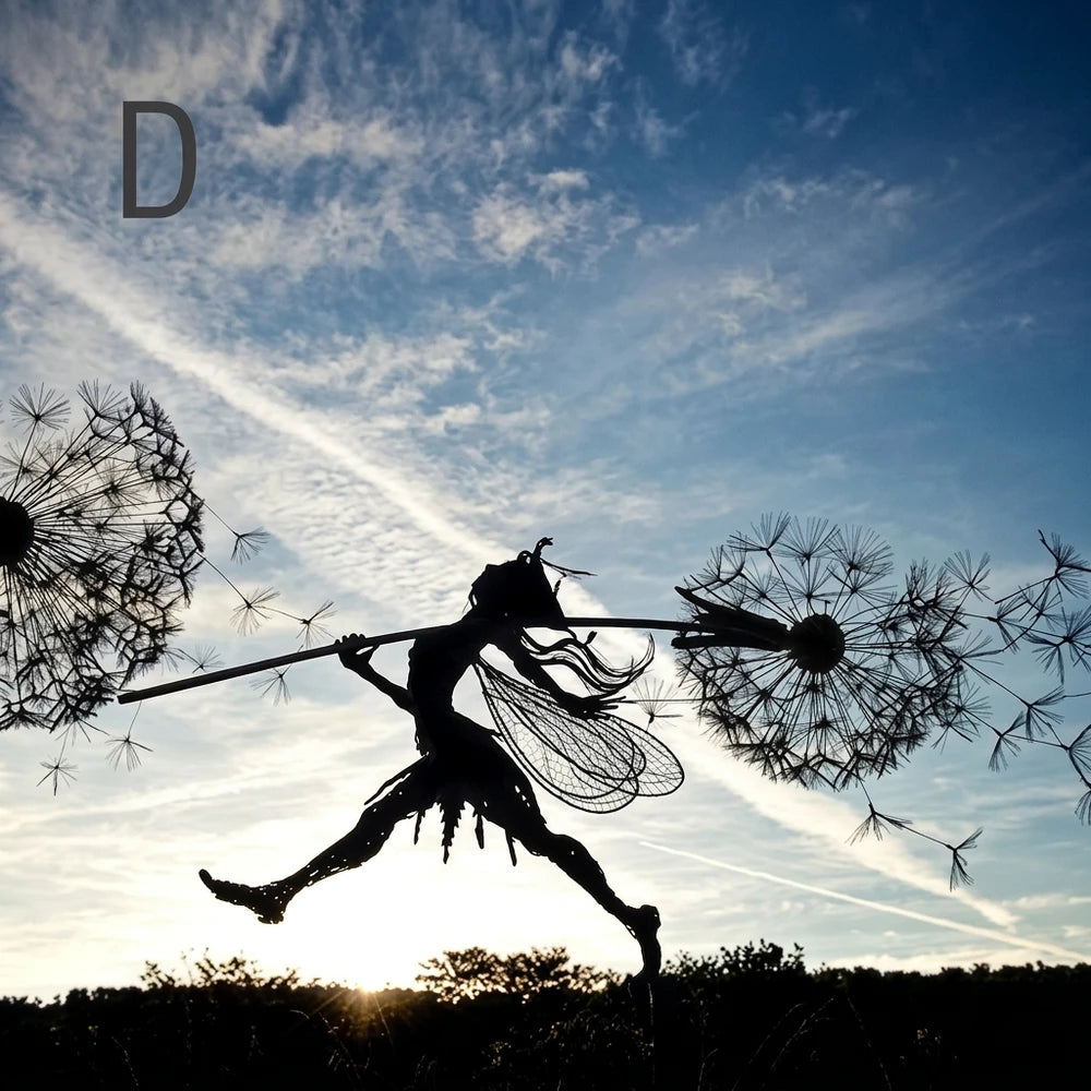 -50 % · OFFRE LIMITÉE · DancingFairy™ · Statue de fée dansante en acier pour le jardin