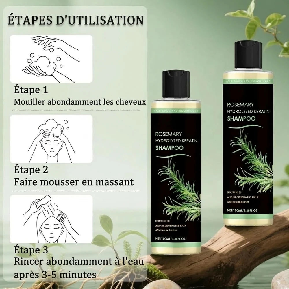 1+1 OFFERT · AUJOURD'HUI · KeraBloom™ · Shampooing pousse cheveux