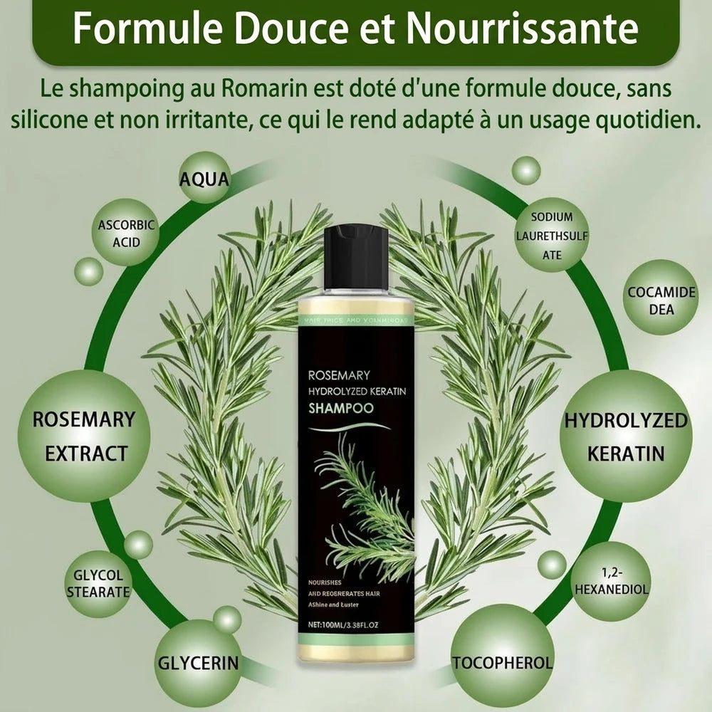 1+1 OFFERT · AUJOURD'HUI · KeraBloom™ · Shampooing pousse cheveux