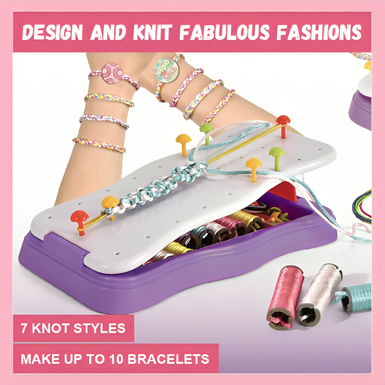 50% DE REMISE TEMPORAIRE | WeaveWondersâą | Kit de tressage de bracelet DIY