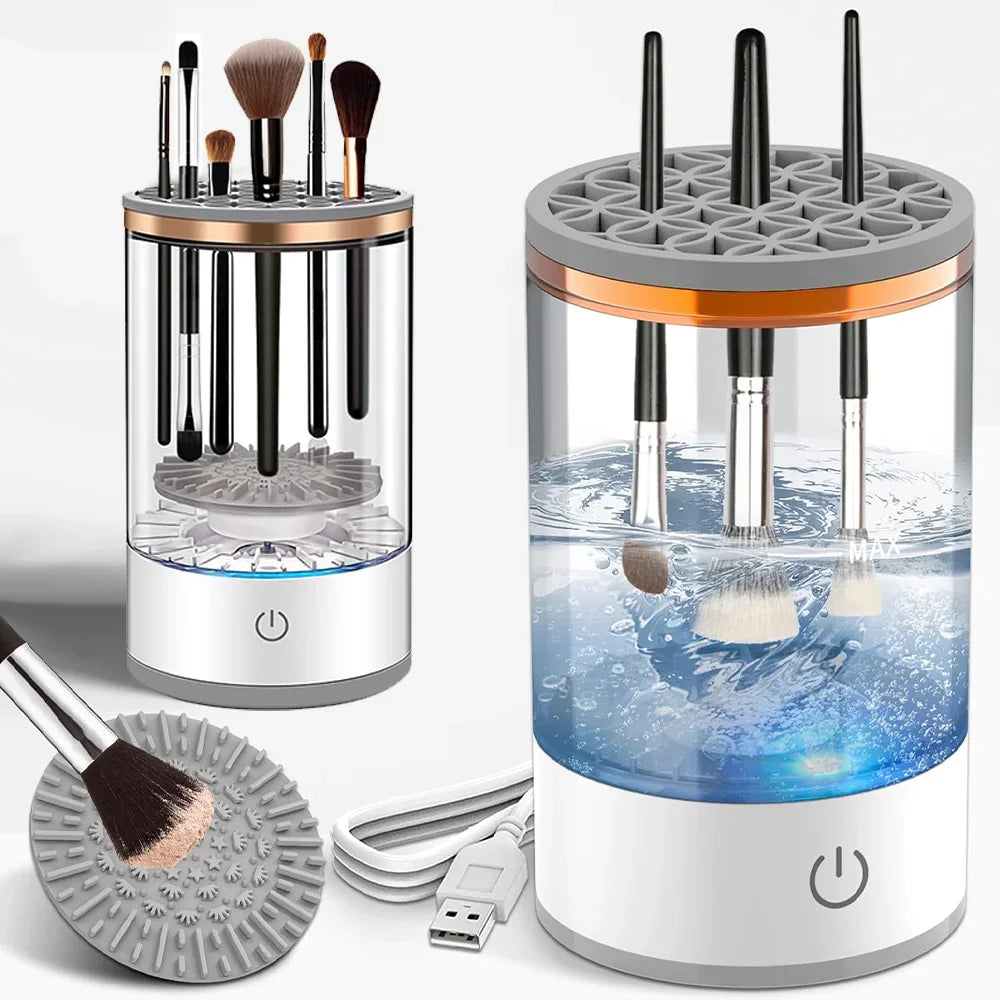 50 % DE RABAIS TEMPORAIRE | BrushGlam™ | Nettoyeur de pinceaux de maquillage automatique