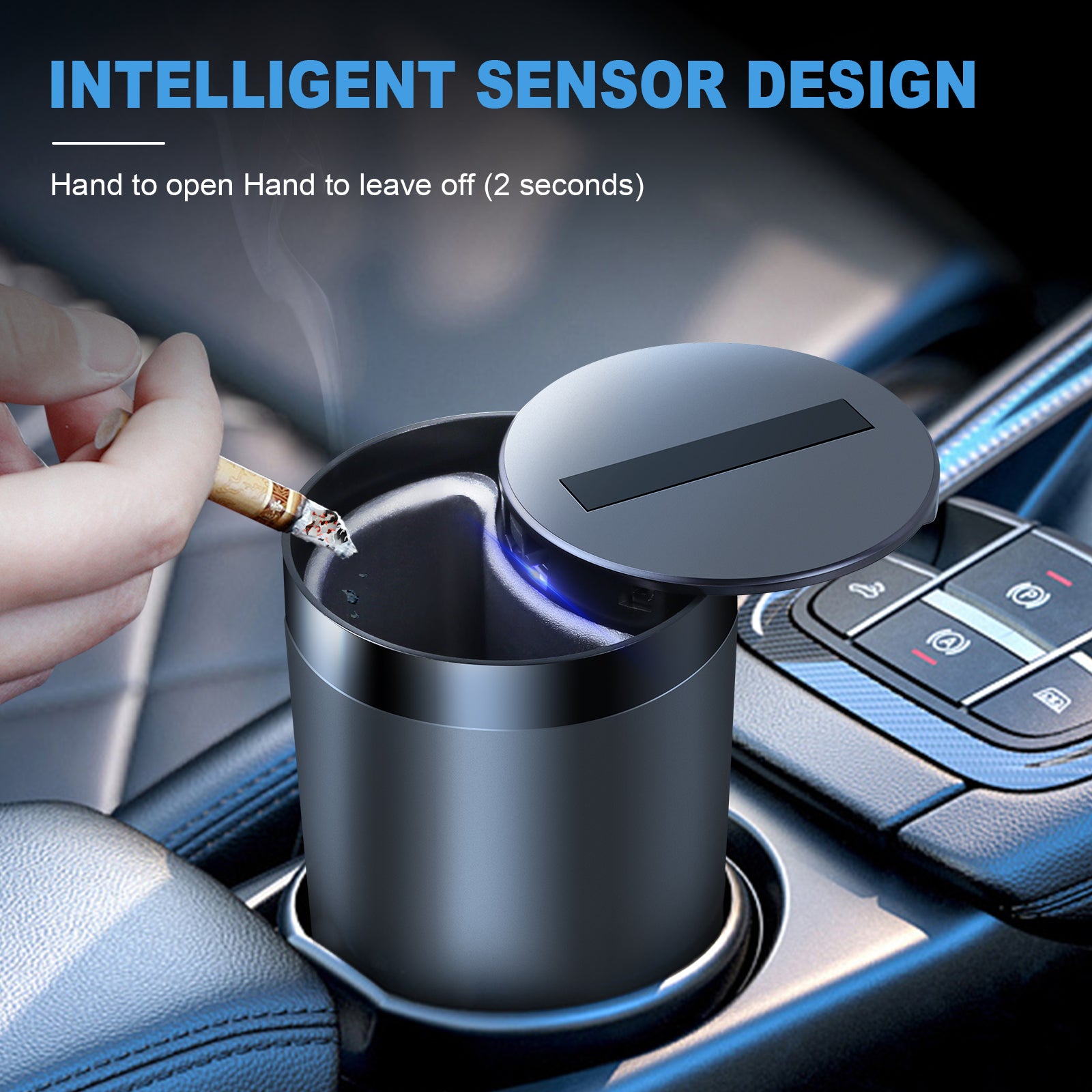 50 % DE REMISE TEMPORAIRE | AshBot™ | Cendrier intelligent automatique