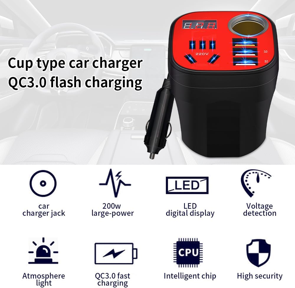 50 % DE RABAIS TEMPORAIRE | PowerHub™ | Adaptateur de prise pour voiture portable
