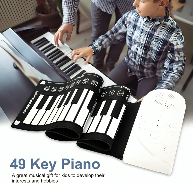 RollTune™ | Piano rollable portatif