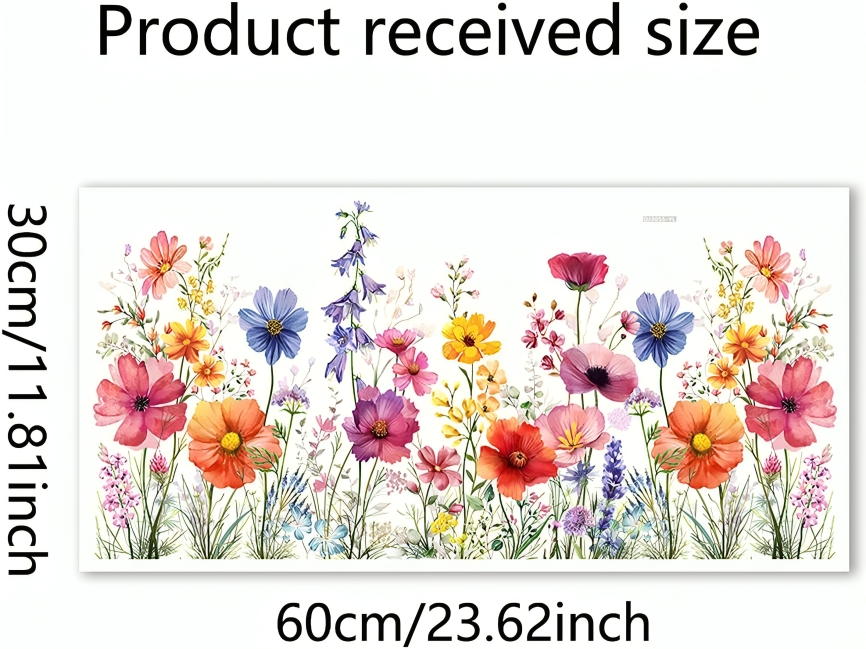 50% DE REMISE TEMPORAIRE | FloraShade™ | Autocollant de fenêtre à motif floral