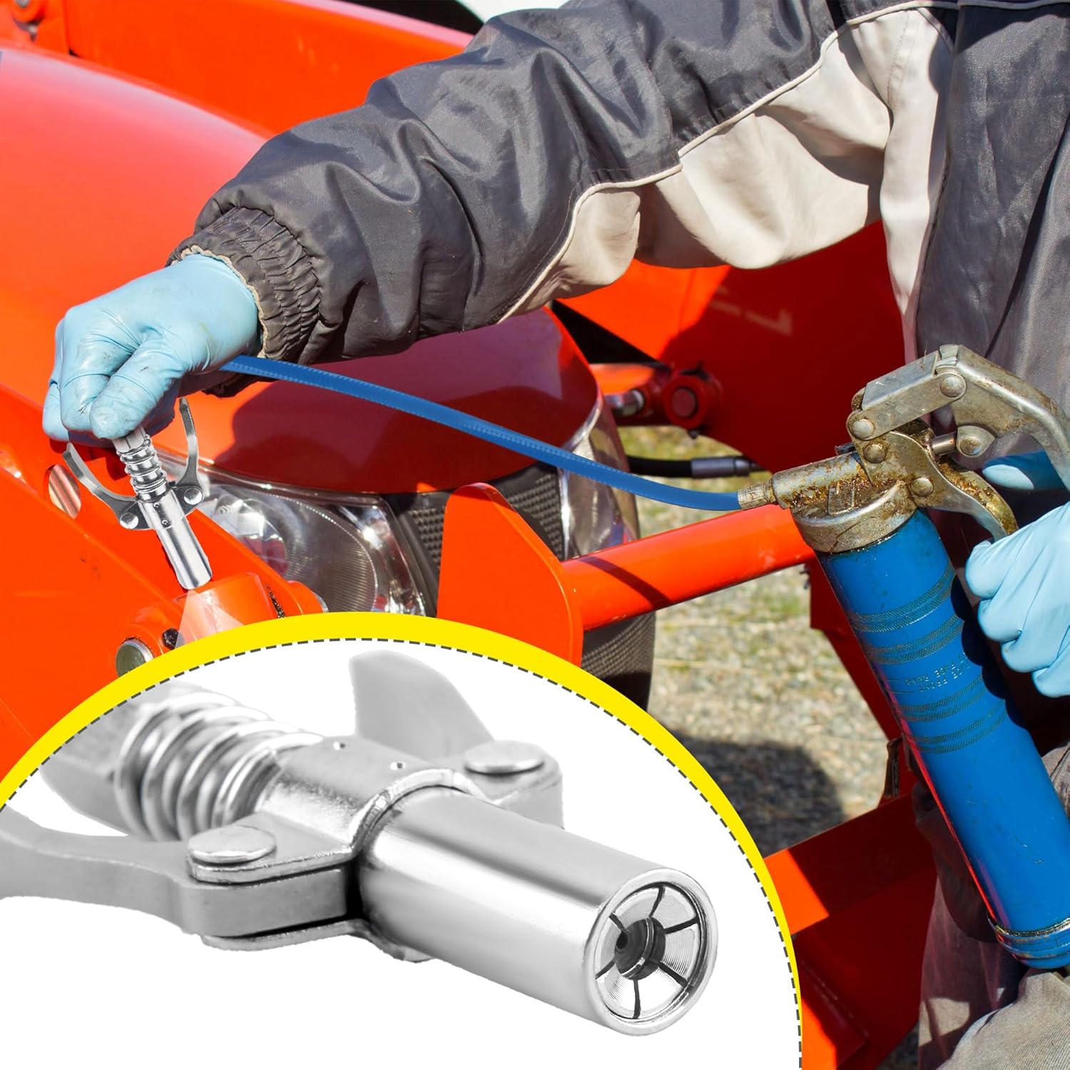 50% RABAIS TEMPORAIRE | LockGrease™ | Accouplement de graisse haute pression