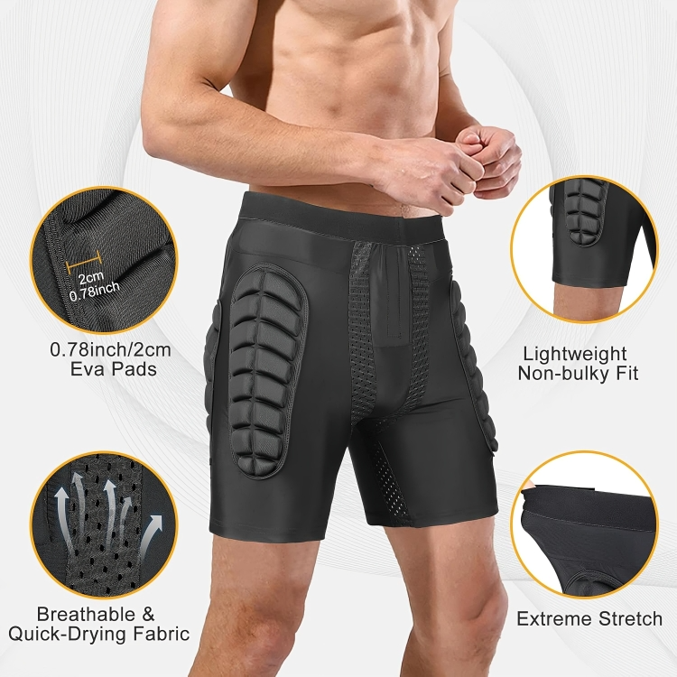 50% DE REMISE TEMPORAIRE | ImpactGuard™ | Shorts de protection rembourrés pour hanches et fesses