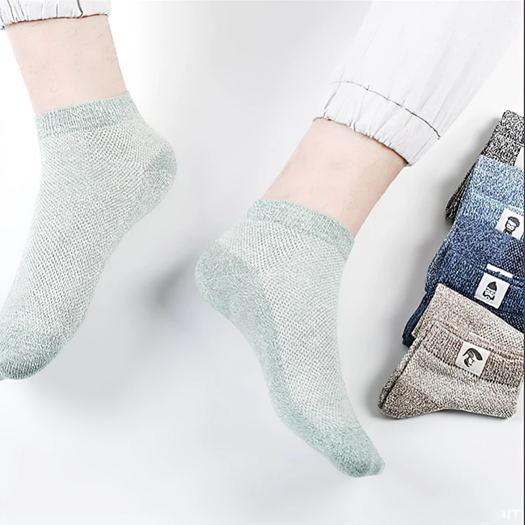 5 + 5 GRATUIT AUJOURD'HUI | AirSocks™ | Chaussettes antibactériennes et respirantes
