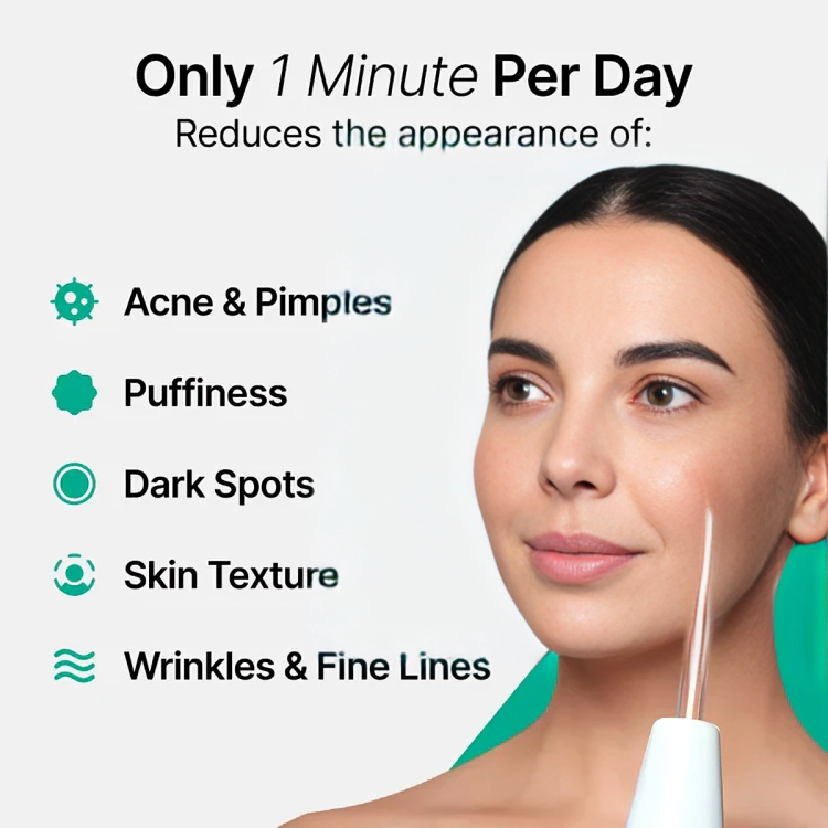 50 % DE REMISE TEMPORAIRE | AcneZap™ | Bâton magique facial à haute fréquence