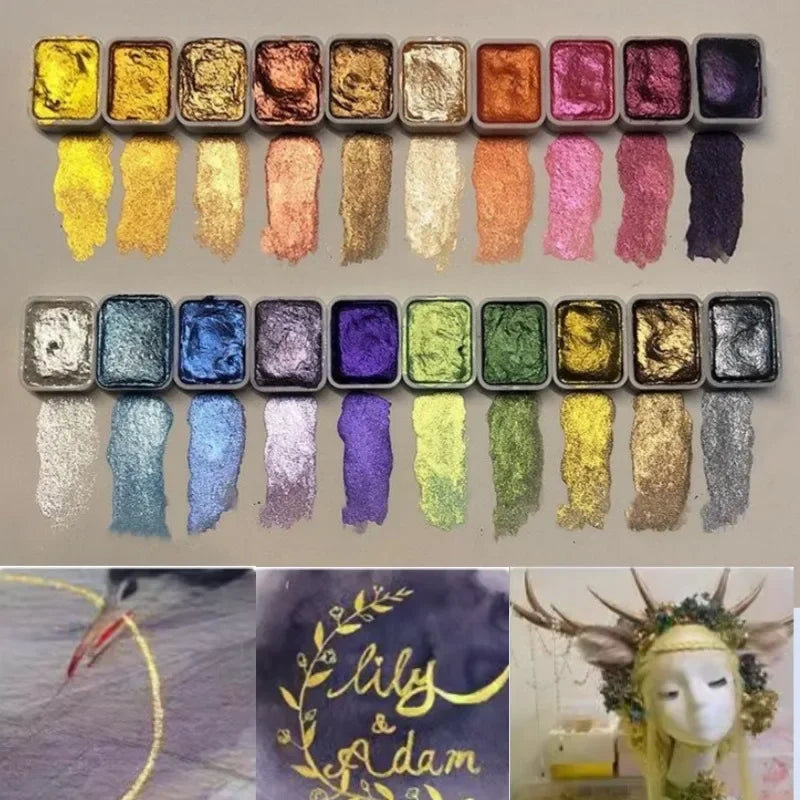 ArtShine™ | Pigments de gouache perlés | 50 % DE REMISE TEMPORAIRE