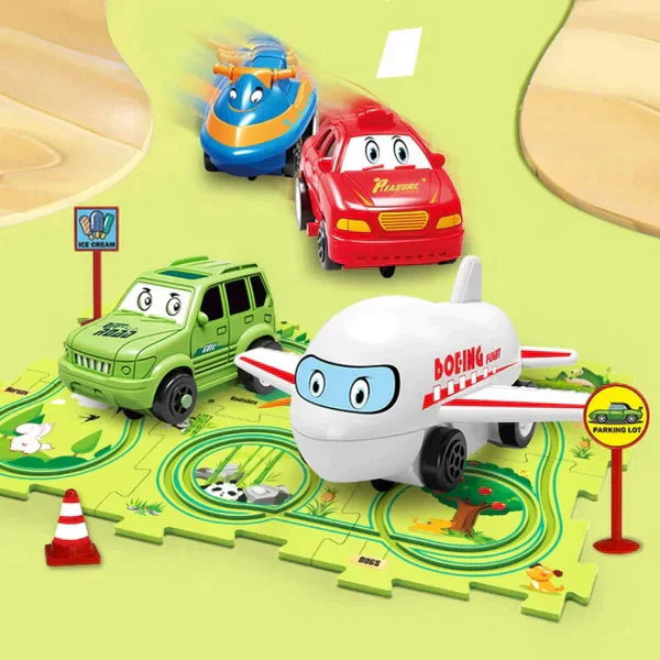 50% DE REMISE TEMPORAIRE | TrackTastic™ | Ensemble de rails de puzzle pour enfants