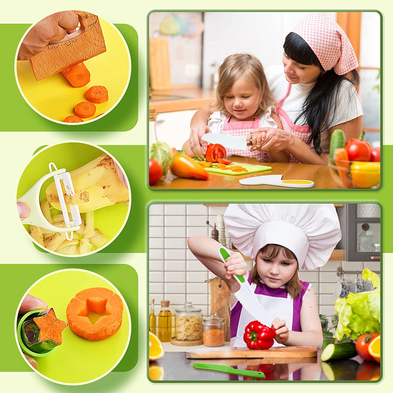 50 % DE REMISE TEMPORAIRE | LittleCooksâą | Outils de cuisine Montessori pour enfants