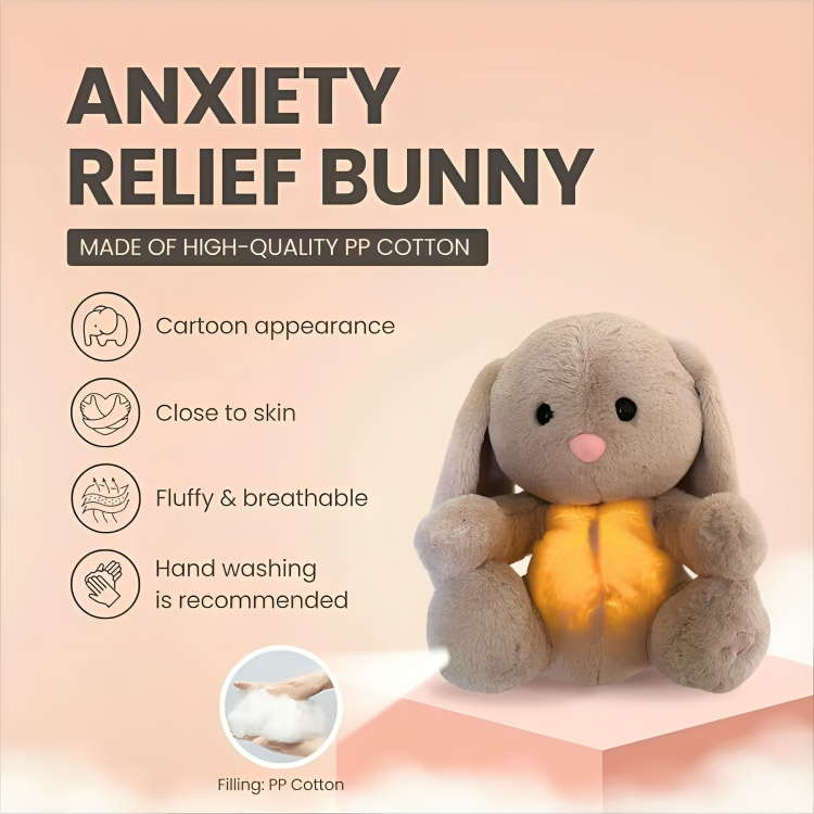 50% DE REMISE TEMPORAIRE | HushBunny™ | Votre compagnon de câlins pour la détente !