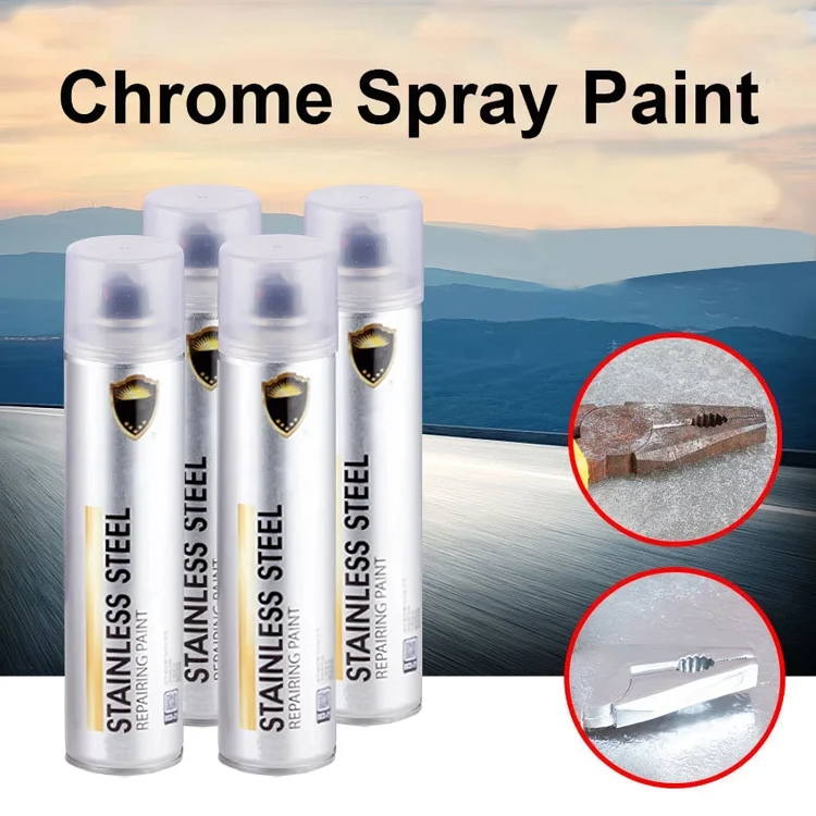 1 + 2 GRATUIT AUJOURD'HUI | GleamSteel™ | Peinture en aérosol en inox chromé