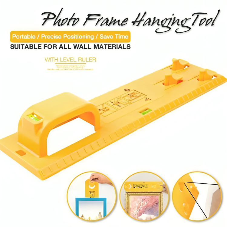 50% DE RABAIS TEMPORAIRE | HangMaster™ | Outil de suspension pour cadres photo