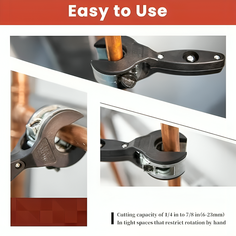 50% DE REMISE TEMPORAIRE | TubeTrim™ | Coupe-tube à cliquet