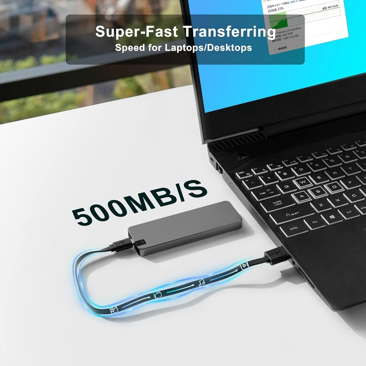 50 % DE REMISE TEMPORAIRE | BlitzSpeedâą | Disque dur externe portable mini