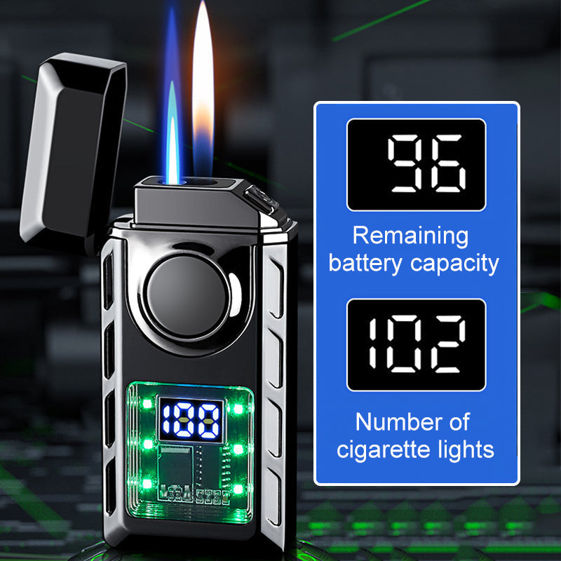 50 % DE REMISE TEMPORAIRE | FlameFusion™ | Briquet à double flamme LED