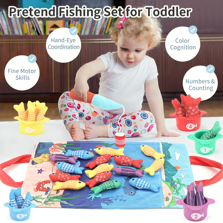 50% DE REMISE TEMPORAIRE | TinyFisher™ | Une façon amusante d'enseigner les chiffres et les couleurs !