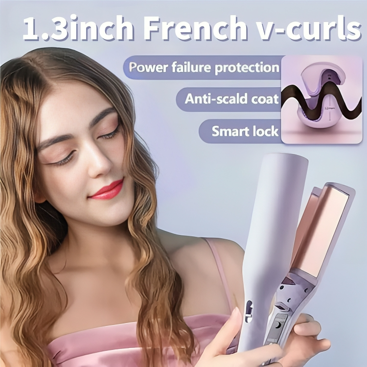 50% DE REMISE TEMPORAIRE | CurlEase™ | Fer à friser à vagues françaises