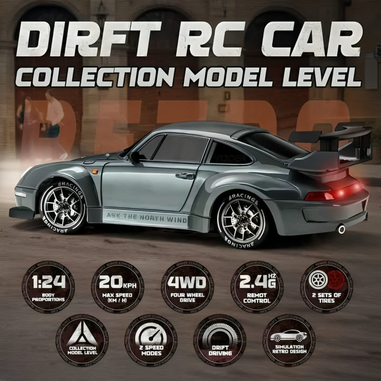 50% DE RÉDUCTION TEMPORAIRE | DriftForce™ | Mini voiture RC Porsche 911