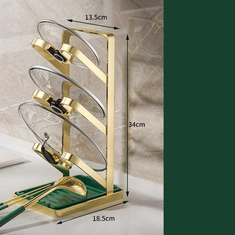 50% DE REMISE TEMPORAIRE | LidStack™ | Support de couvercle de cuisine à trois niveaux