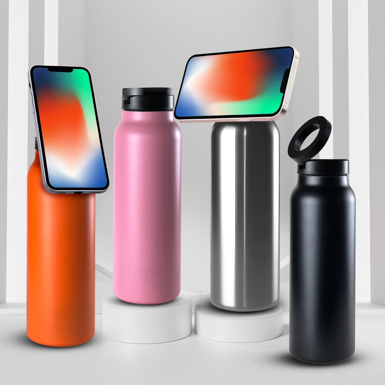 50% DE REMISE TEMPORAIRE | MagFlask⹠| Support de téléphone magnétique Gourde isolée