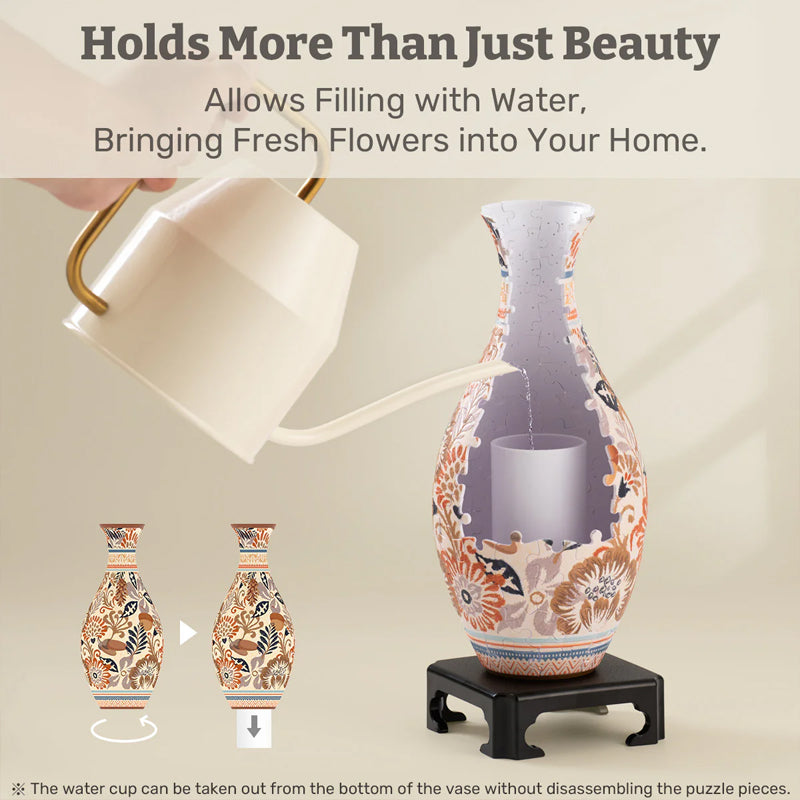 CraftVase⹠| Vase Puzzle 3D Créatif