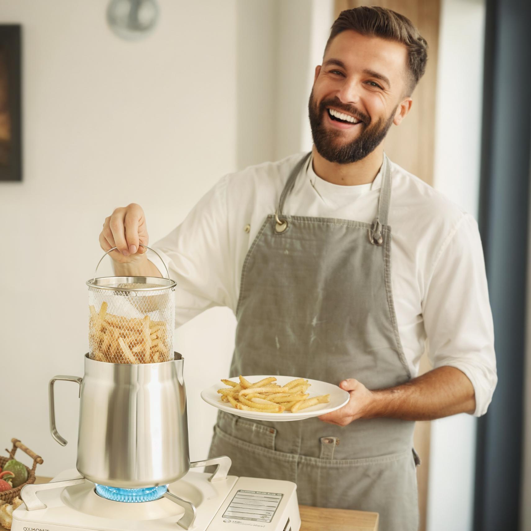 50% DE REMISE TEMPORAIRE | FilterFry™ | Friteuse Économiseur d'Huile