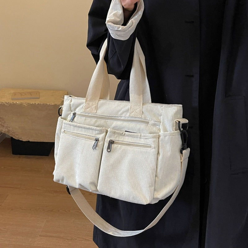 50% DE REMISE TEMPORAIRE | CordyBagâą | Grand sac en corduroy