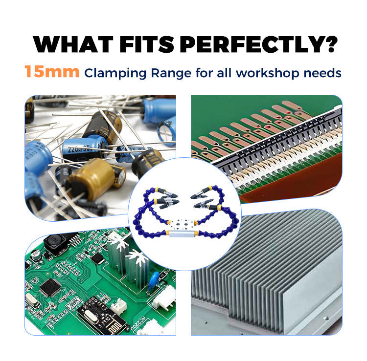 50% DE REMISE TEMPORAIRE | SolderArm™ | Des soudures sans effort avec des mains supplémentaires !