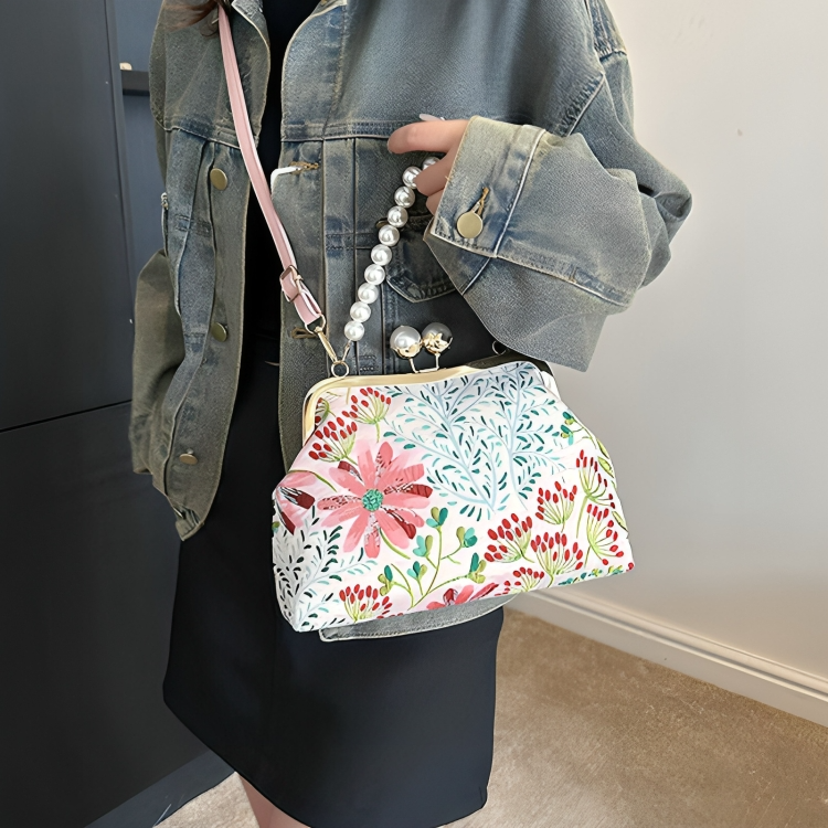 FleurLuxeâą | Sac Ă main en broderie florale vintage