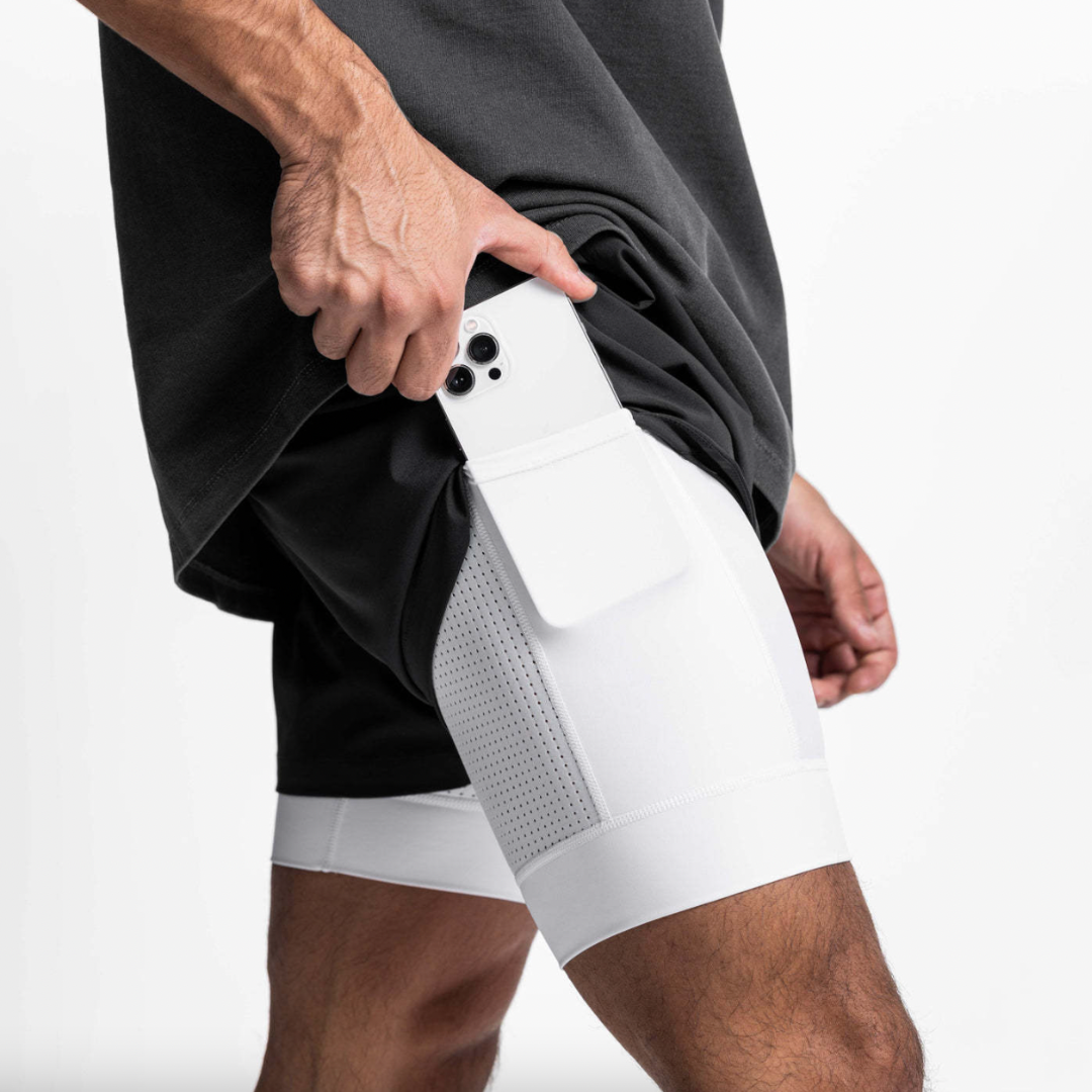 50% DE RABAIS TEMPORAIRE | EnduraFit™ | Shorts de course 2-en-1
