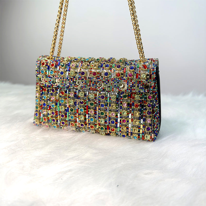 50% DE REMISE TEMPORAIRE | DazzleClutch™ | Pochette de soirée ornée de strass pour femmes