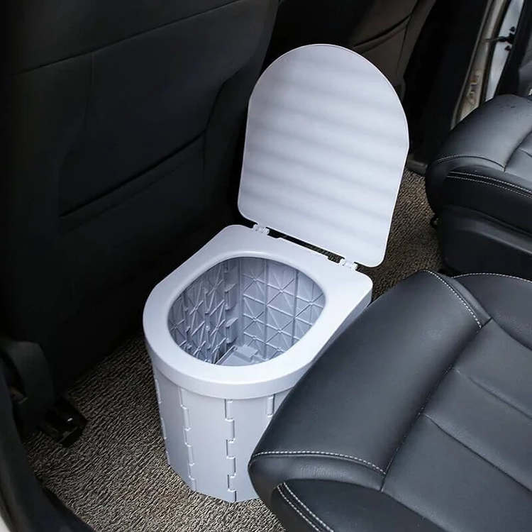 50 % DE REMISE TEMPORAIRE | QuickPotty™ | Toilette portable pliable pour extérieur