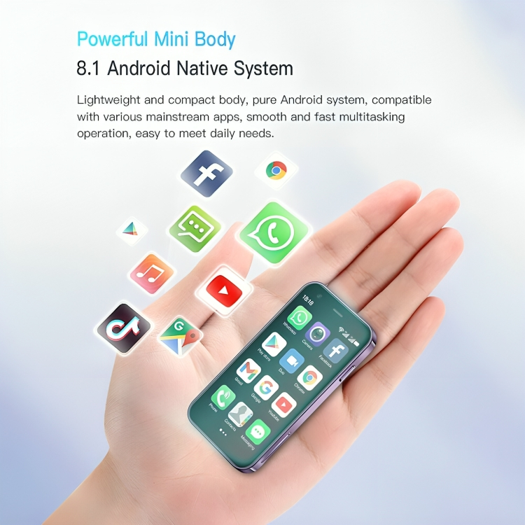 50 % DE RÉDUCTION TEMPORAIRE | TinyPhone™ | Mini-Smartphone