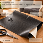 -50 % · OFFRE LIMITÉE · Self-Adhesive Patch · Patch de réparation en cuir