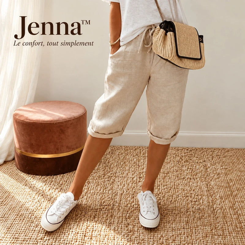 -50 % · OFFRE LIMITÉE · Jenna™ · Short femme en coton et lin