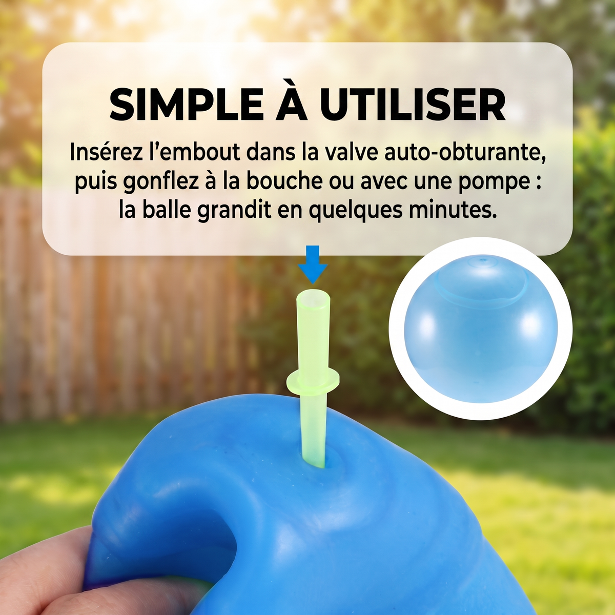 1+1 OFFERT · AUJOURD'HUI · Bulles rebondissante · La tendance été 2026 pour les jouets d’extérieur !