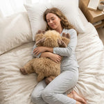 -50 % · OFFRE LIMITÉE · CozyHug™ · Peluche lestée vache Highland