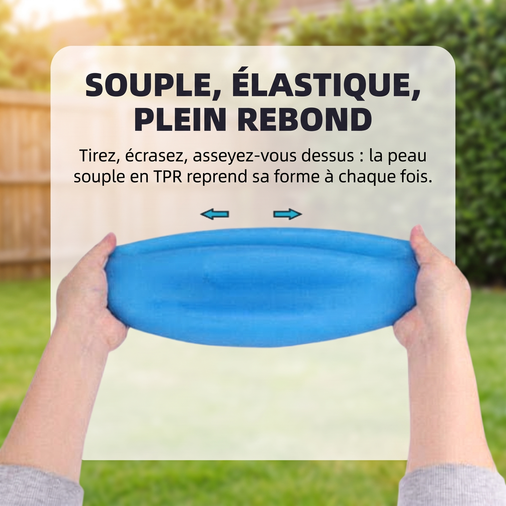 1+1 OFFERT · AUJOURD'HUI · Bulles rebondissante · La tendance été 2026 pour les jouets d’extérieur !