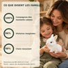 -50 % · OFFRE LIMITÉE · BunnyBot™ · Un compagnon tout doux qui prend vie !