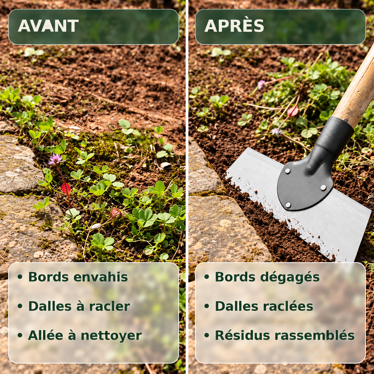 -50 % · OFFRE LIMITÉE · ShovelMax™ · Pelle de jardin multifonctionnelle