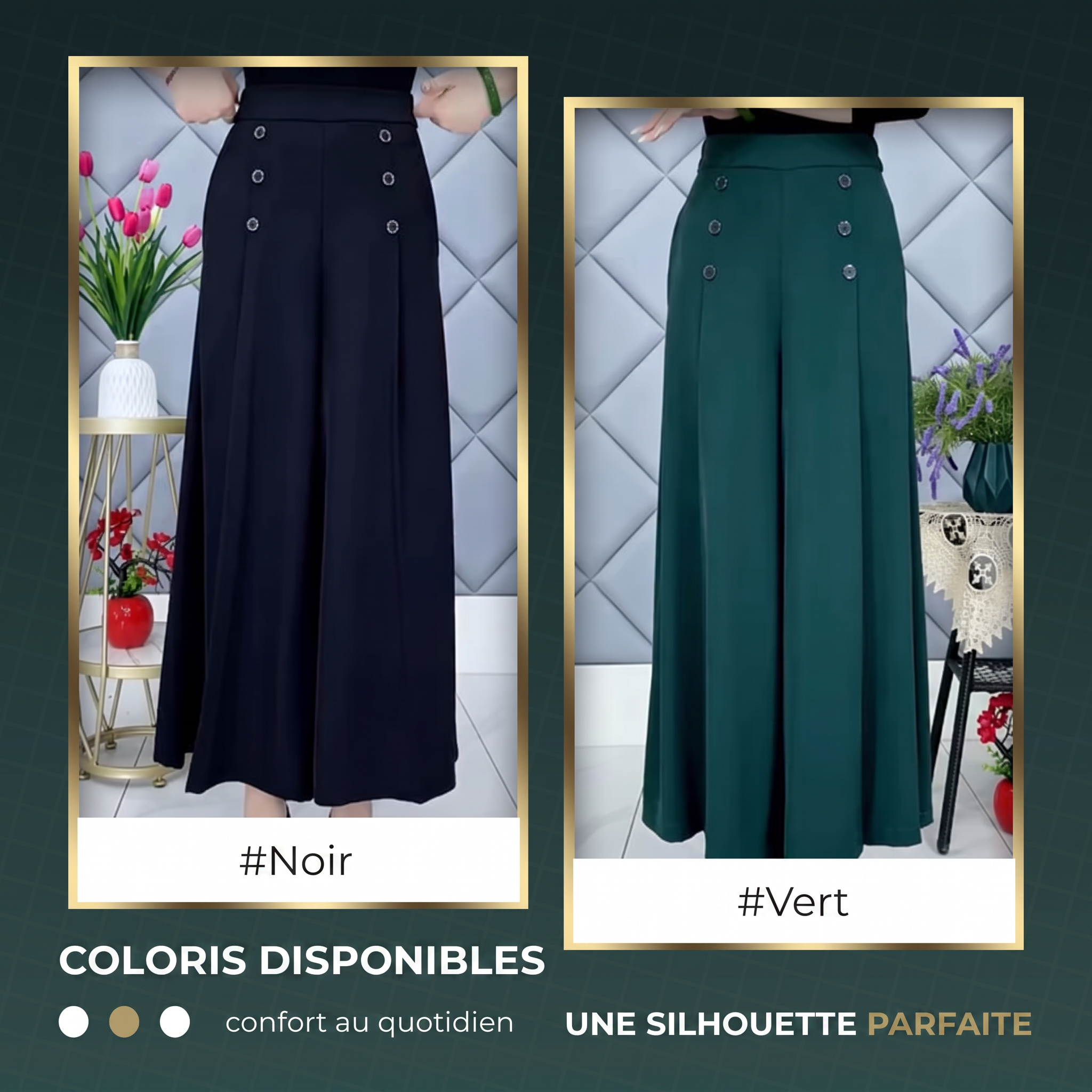 -50 % · OFFRE LIMITÉE · AirPants™ · Pantalon large.