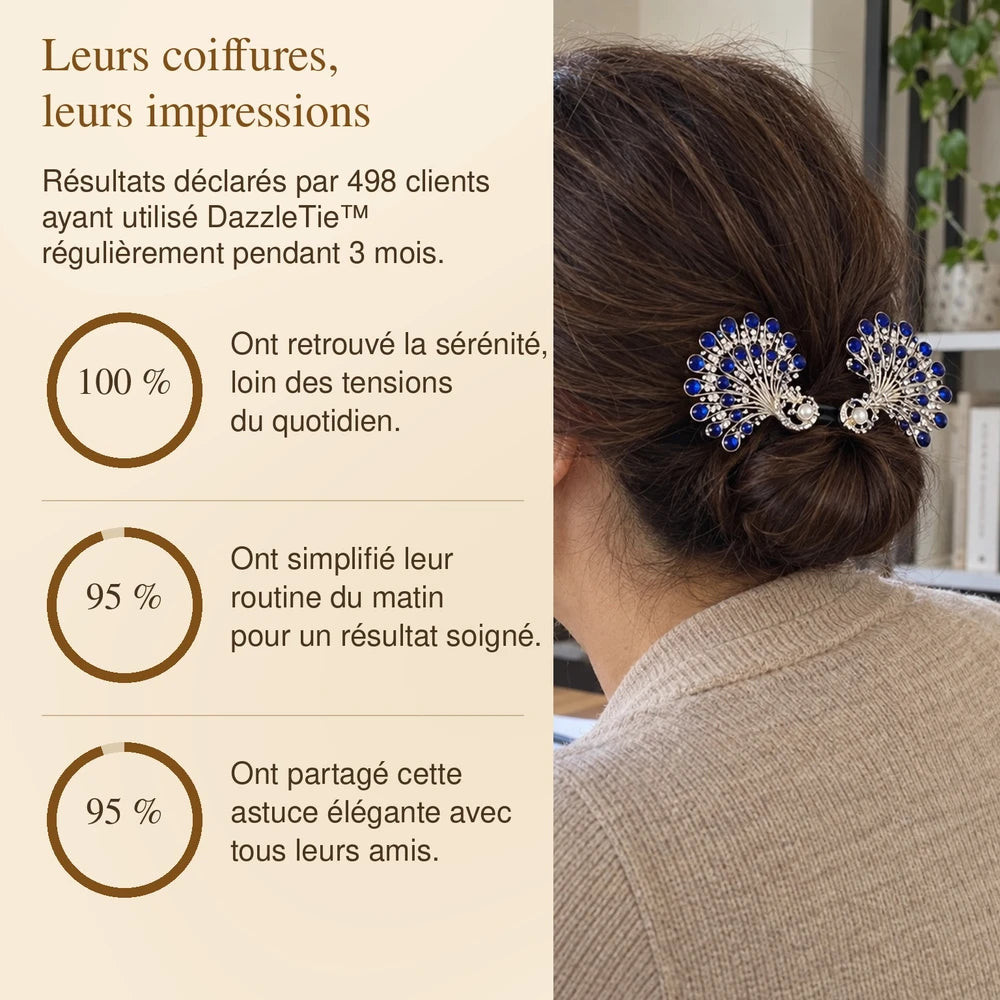 2+3 OFFERT · AUJOURD'HUI · DazzleTie™ · Pince de coiffure