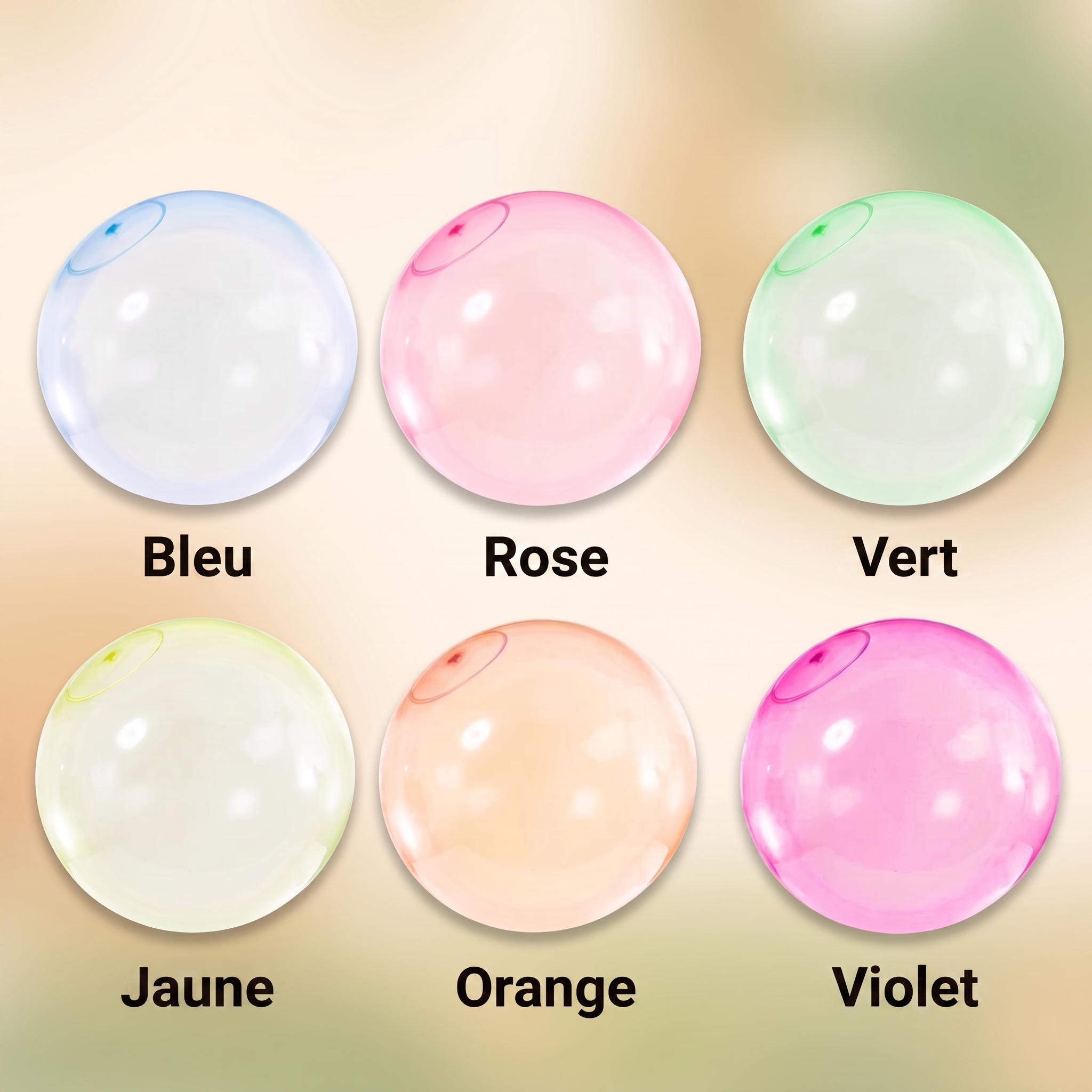 1+1 OFFERT · AUJOURD'HUI · Bulles rebondissante · La tendance été 2026 pour les jouets d’extérieur !