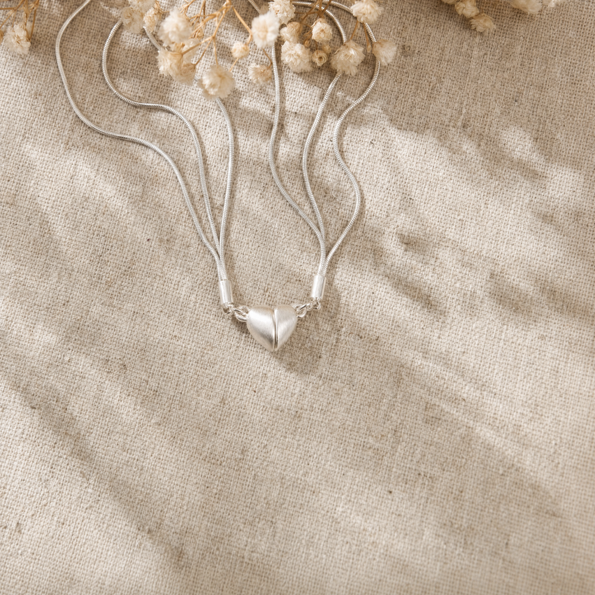 -50 % · OFFRE LIMITÉE · HeartLink™ · Collier cœur magnétique